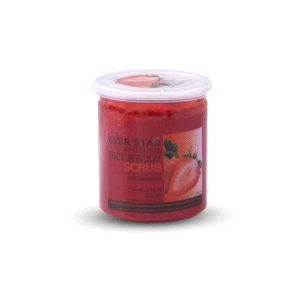 مقشر الفراولة للوجه والجسم من ايفر ستار -500مل