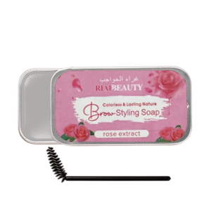 صابونة تصفيف الحواجب من ريال بيوتي- شفاف -بخلاصة الورد