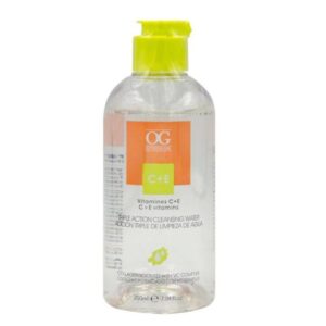 ماء تنظيف ثلاثي المفعول بفيتامين C + E من اوجي