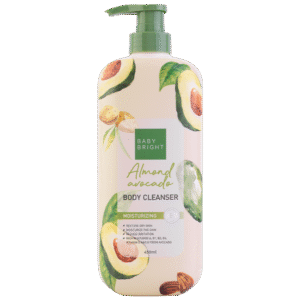 غسول الجسم باللوز والأفوكادو من بيبي برايت -450مل