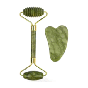 أداة تدليك الوجه المزدوجة بحجر الشيم الكريم من ريال بيوتي قطعتين